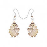 Серьги листья Ester Bijoux Дуб LF83C-RG BR