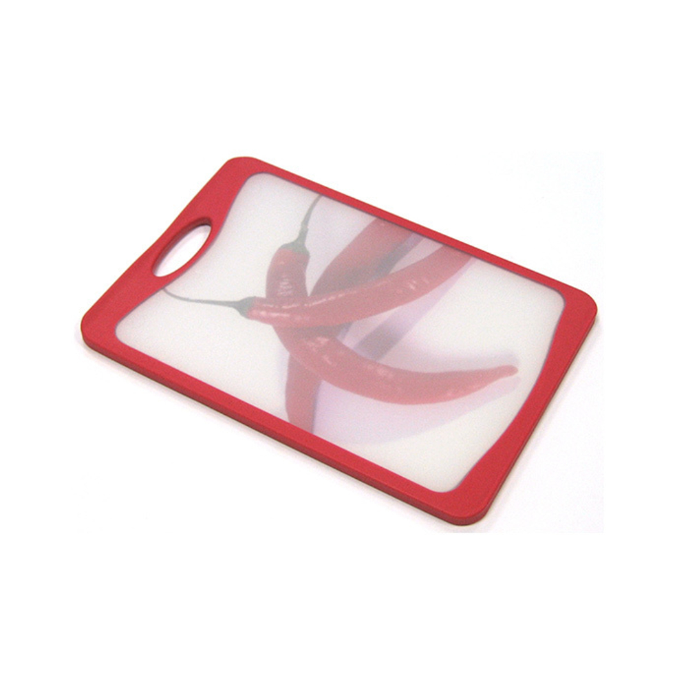 Кухонная доска 20x14см Atlantis Flutto красная fb-rc