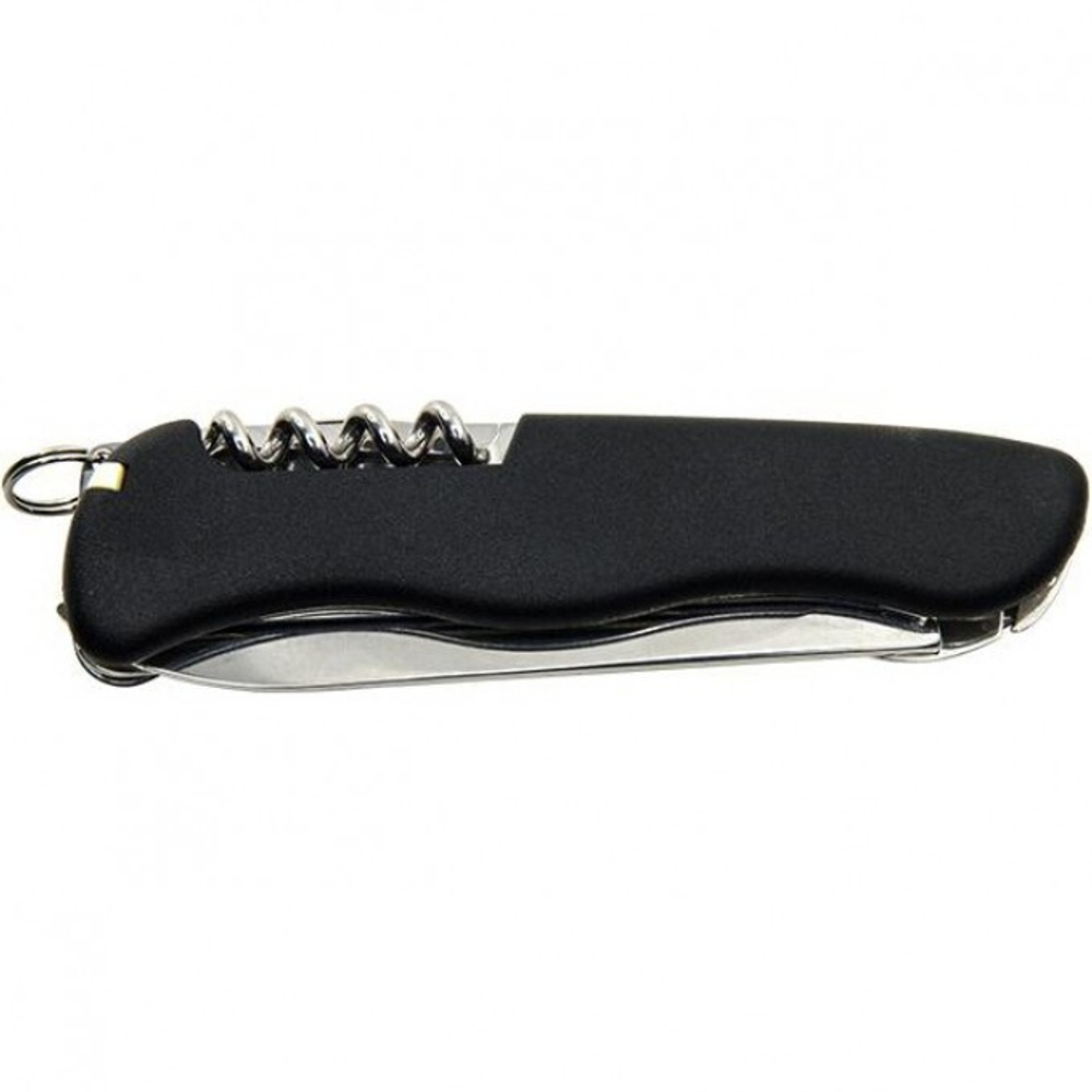 Нож Victorinox Forester, 111 мм, 12 функций, с фиксатором лезвия, черный