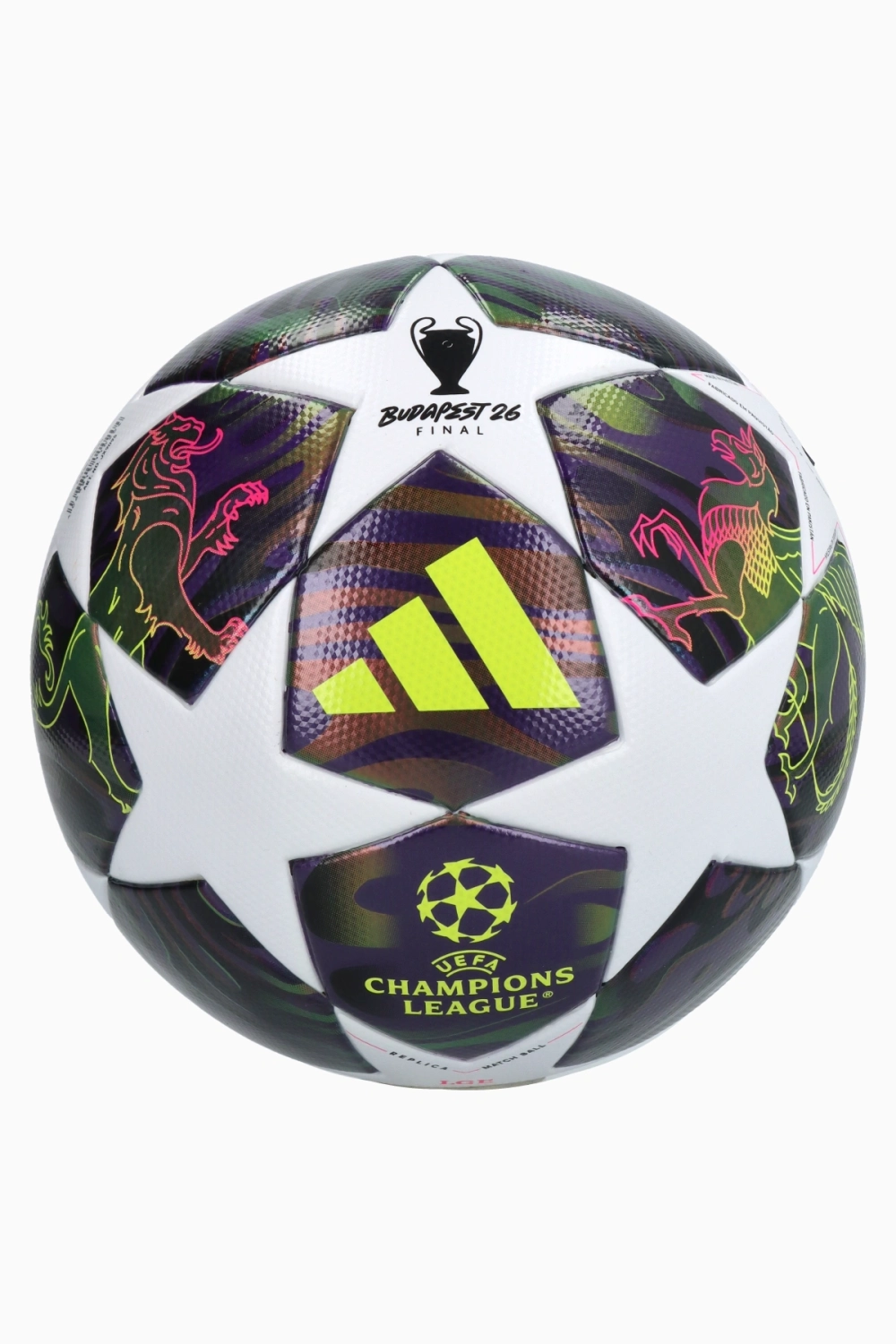 Футбольный мяч adidas UCL League 25/26 Final размер 4 - фиолетовый