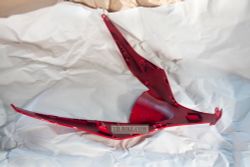 64300-K04-930ZA. GARNISH SET, SCREEN *R354* (R354 GLOWING RED). Honda Forza300 MF12