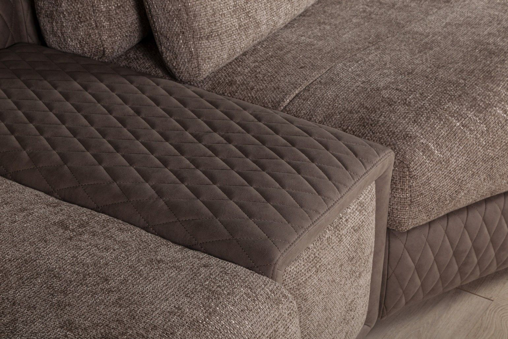 Aldo угловой модульный диван с терминальным углом и баром