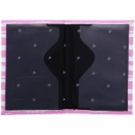 Обложка на паспорт «Travel», Фламинго с цветами, 9,5*13см