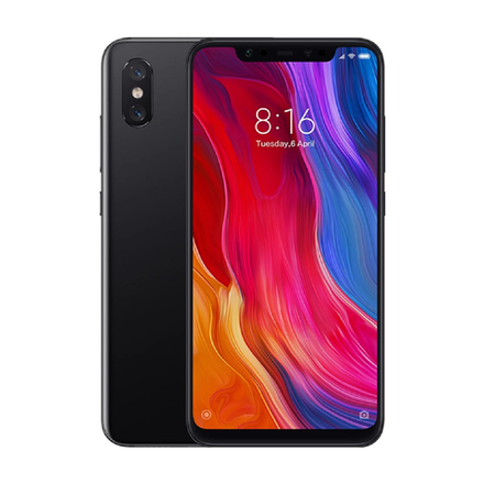 Защитная пленка на заднюю сторону, карбон, черная Xiaomi Mi 8