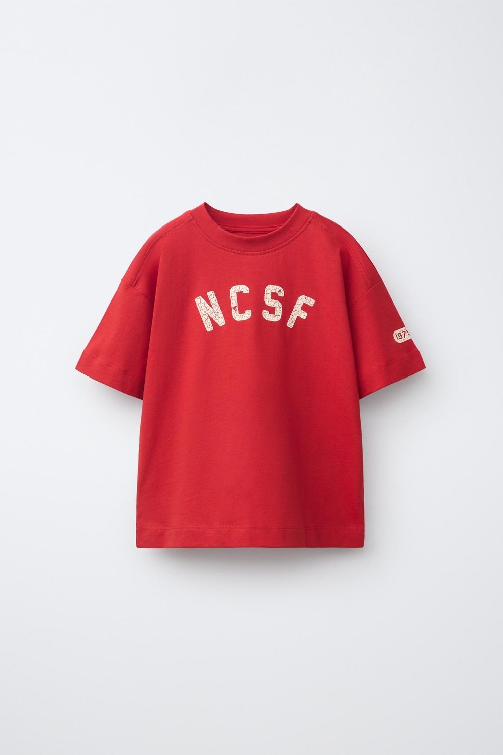 ZARA ФУТБОЛКА JOGGING, КРАСНЫЙ
