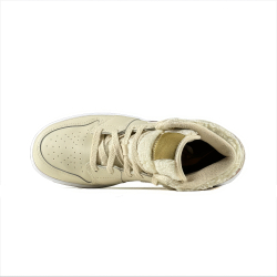 Nike Air Jordan 1 Mid GS Fleece "Pearl White"