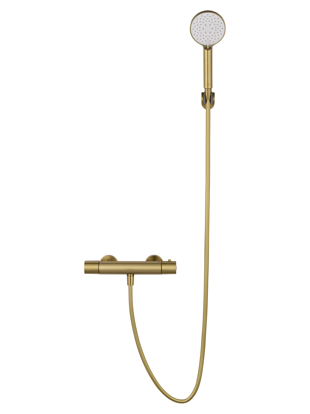 Смеситель для душа с термостатом WONZON & WOGHAND INN 6, Брашированное золото (WW-B2029-A-BG)