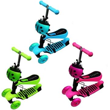 Самокат Беговел 3 в 1 Божья коровка