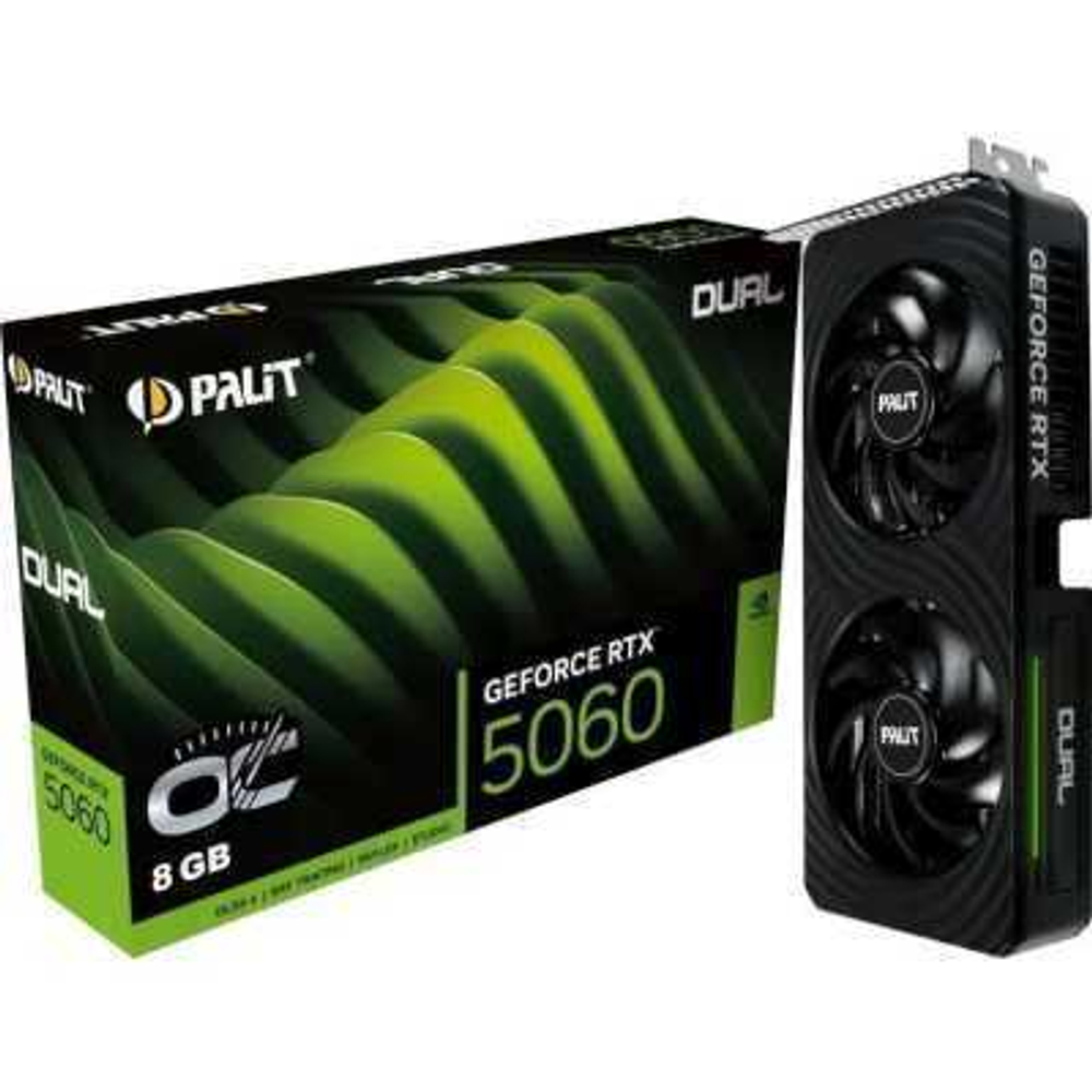 Видеокарта Palit nVidia GeForce RTX 5060 Dual OC 8Gb NE75060S19P1-GB2063D