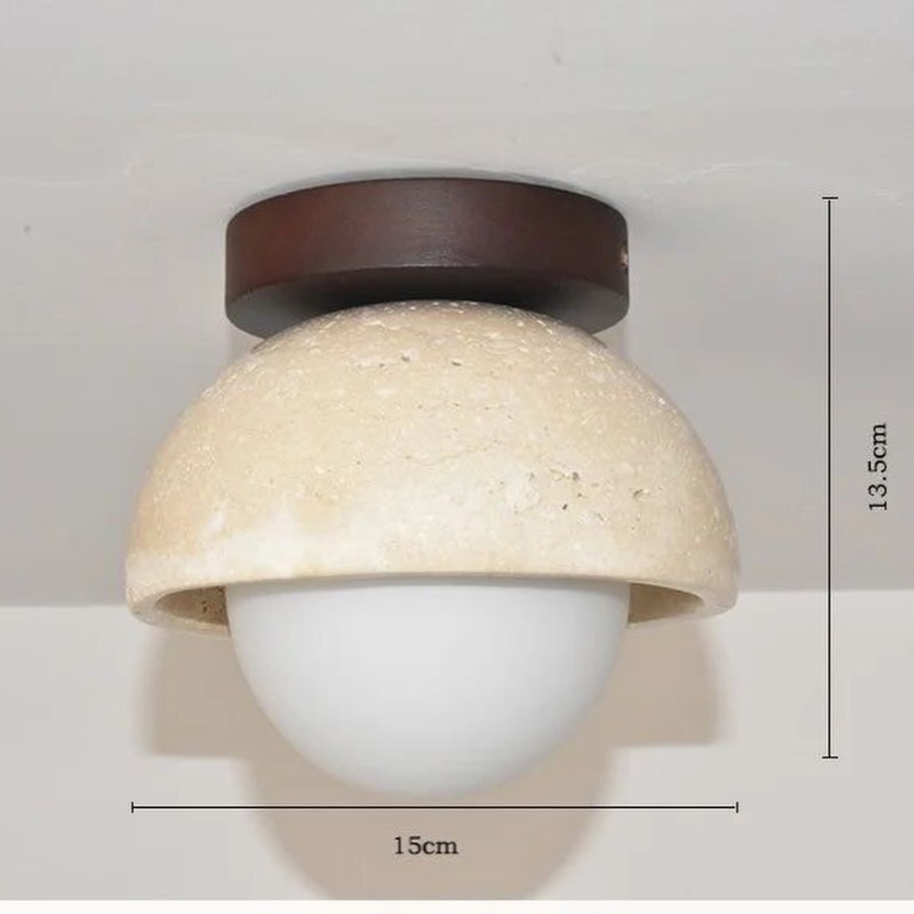 Трендовые потолочный спот из травертина 😍