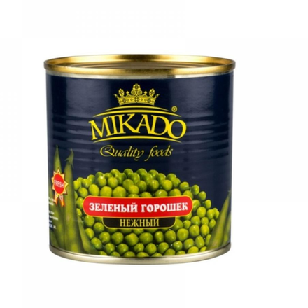 Горошек зеленый MIKADO 425 гр