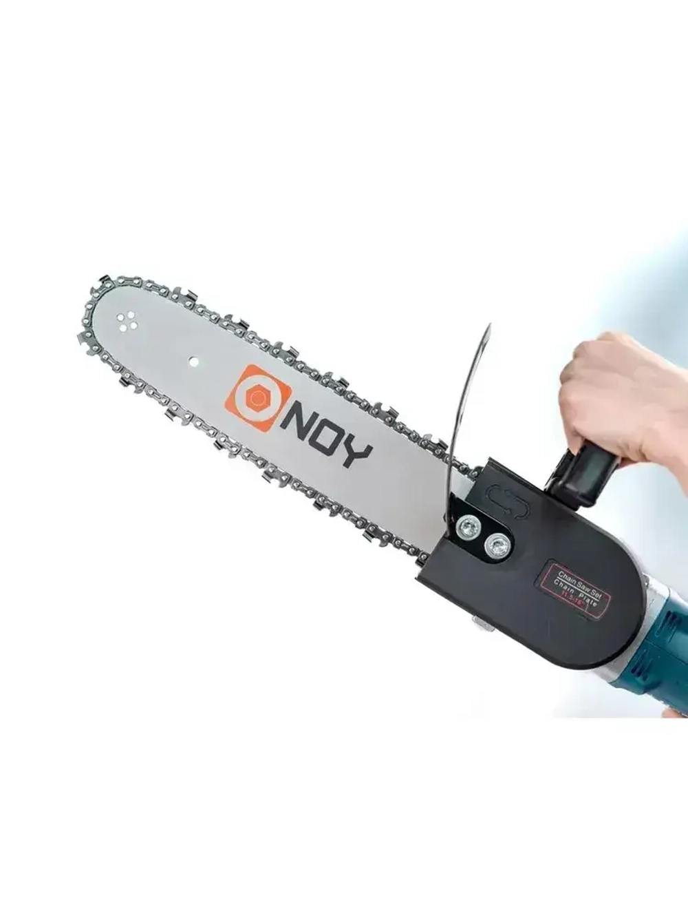 Насадка на болгарку / насадка пила цепная / ушм пила цепная 125/ шаг цепи 3/8", ширина паза 1.3 мм