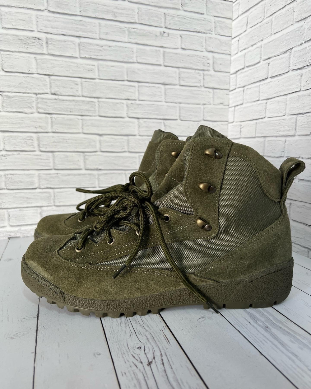 Ботинки Frog / весна-лето / олива