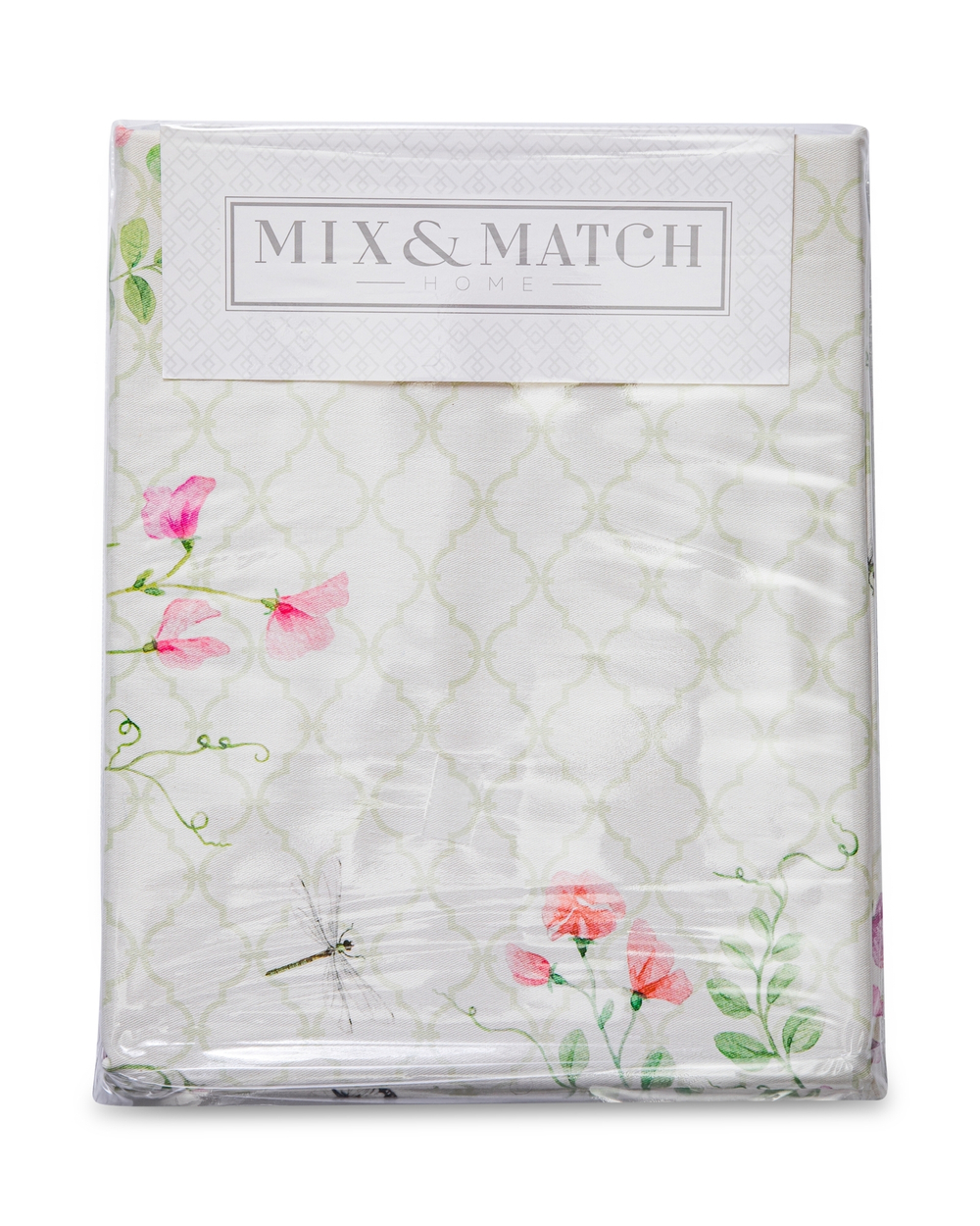 Скатерть прямоугольная 168х350см Mix&Match Home Душистый горошек