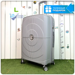 Большой чемодан L'Case Doha, серый