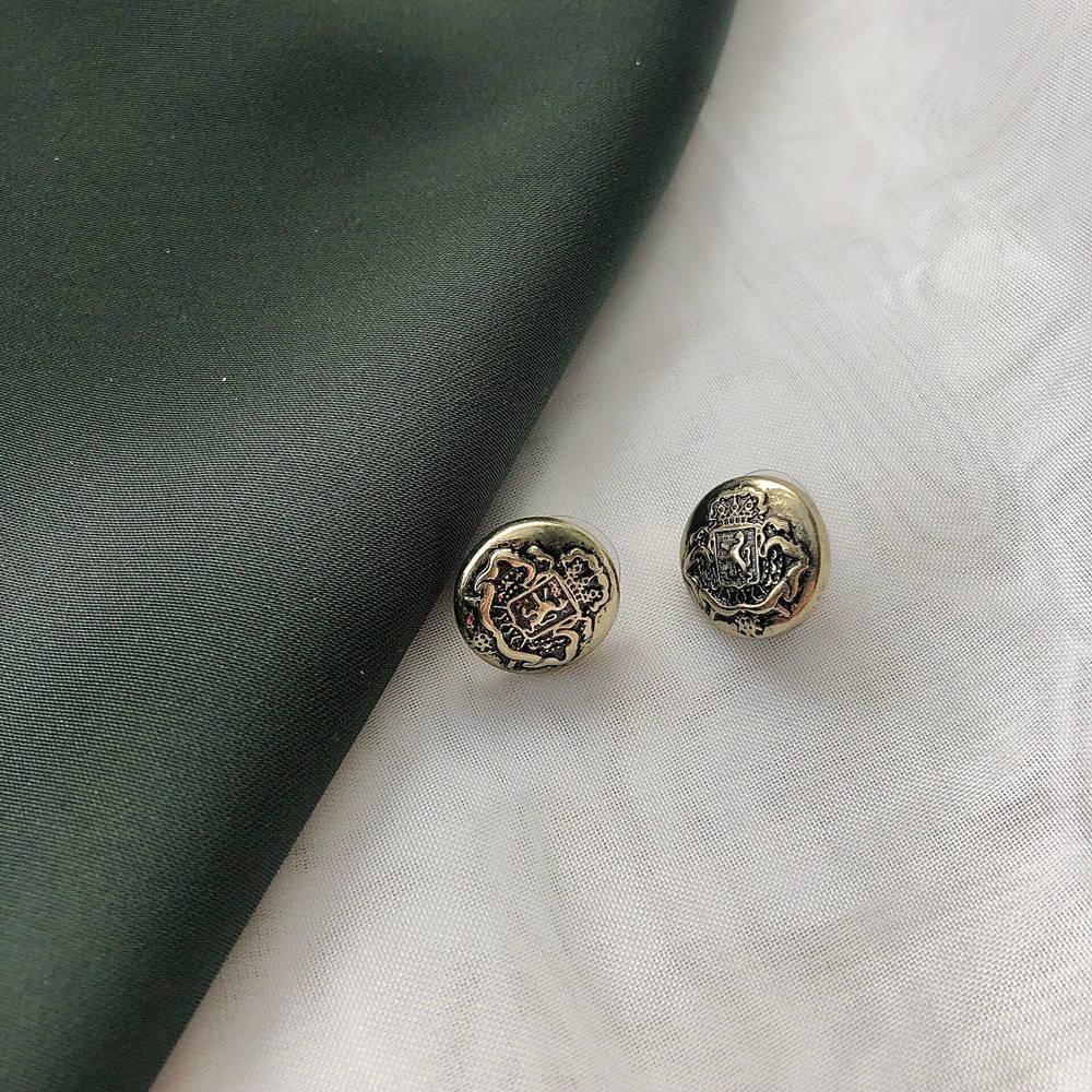 Серьги - Teatrium - пусеты, диам. 1,5 см