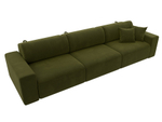 Диван прямой Лига-036 НПБ Классик Лонг МИКРОВЕЛЬВЕТ Зеленый