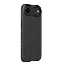 Противоударный чехол черного цвета от Nillkin для iPhone 17 Air, серия Super Frosted Shield Pro