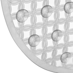 Коврик в ванну 64х34"Куба» серый