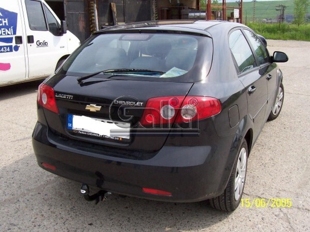 Фаркоп оцинкованный Galia D034A для Chevrolet Lacetti хетчбек 2004-2013, Daewoo Nubira хетчбек 2003-(паспорт и сертификат в комплекте)(без электрики)