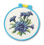 Коллекция:	Для начинающих / Цветы¶Название по-английски:	Cornflower¶Название по-русски:	Василёк¶Разм