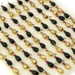 Мормышка "Чертик" литой рифленый с отверстием (0.55гр)