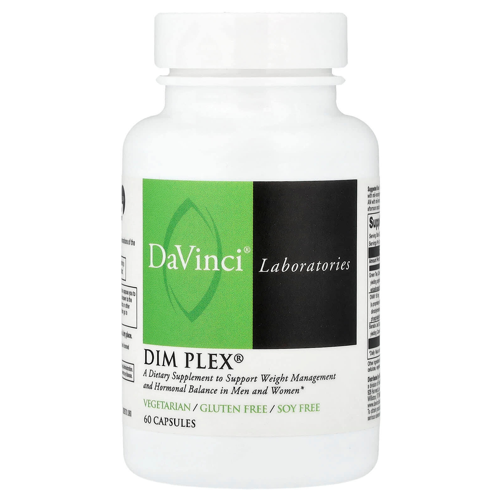 DaVinci Laboratories, DIM Plex®, 60 капсул