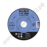 Круг отрезной по металлу FerrLine Expert 115 х 2,5 х 22,2 мм A46TBF