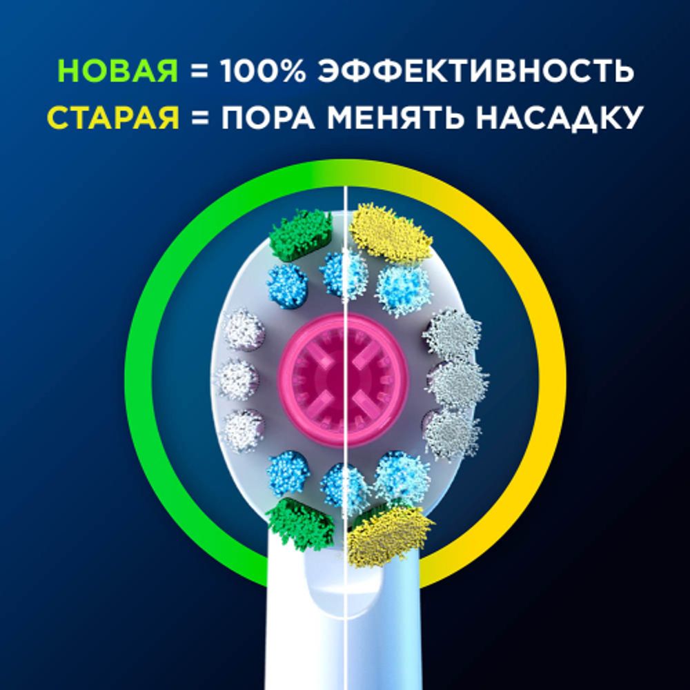 Насадки для зубной щетки ORAL-B Pro EB18pRX 3D White 2 шт с Х-образными щетинками