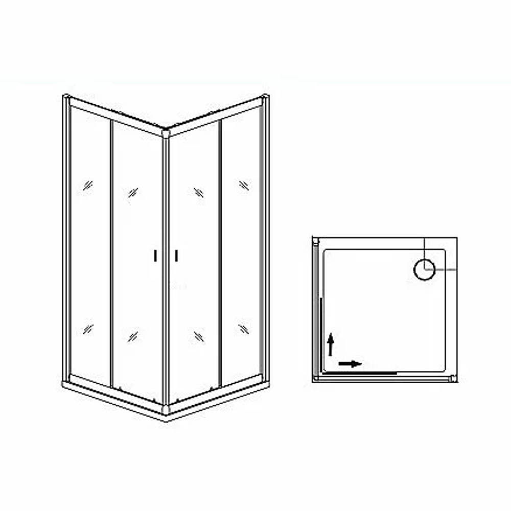 Душевая система RGW Shower Panels SP-6143-01 50140801-01 хром