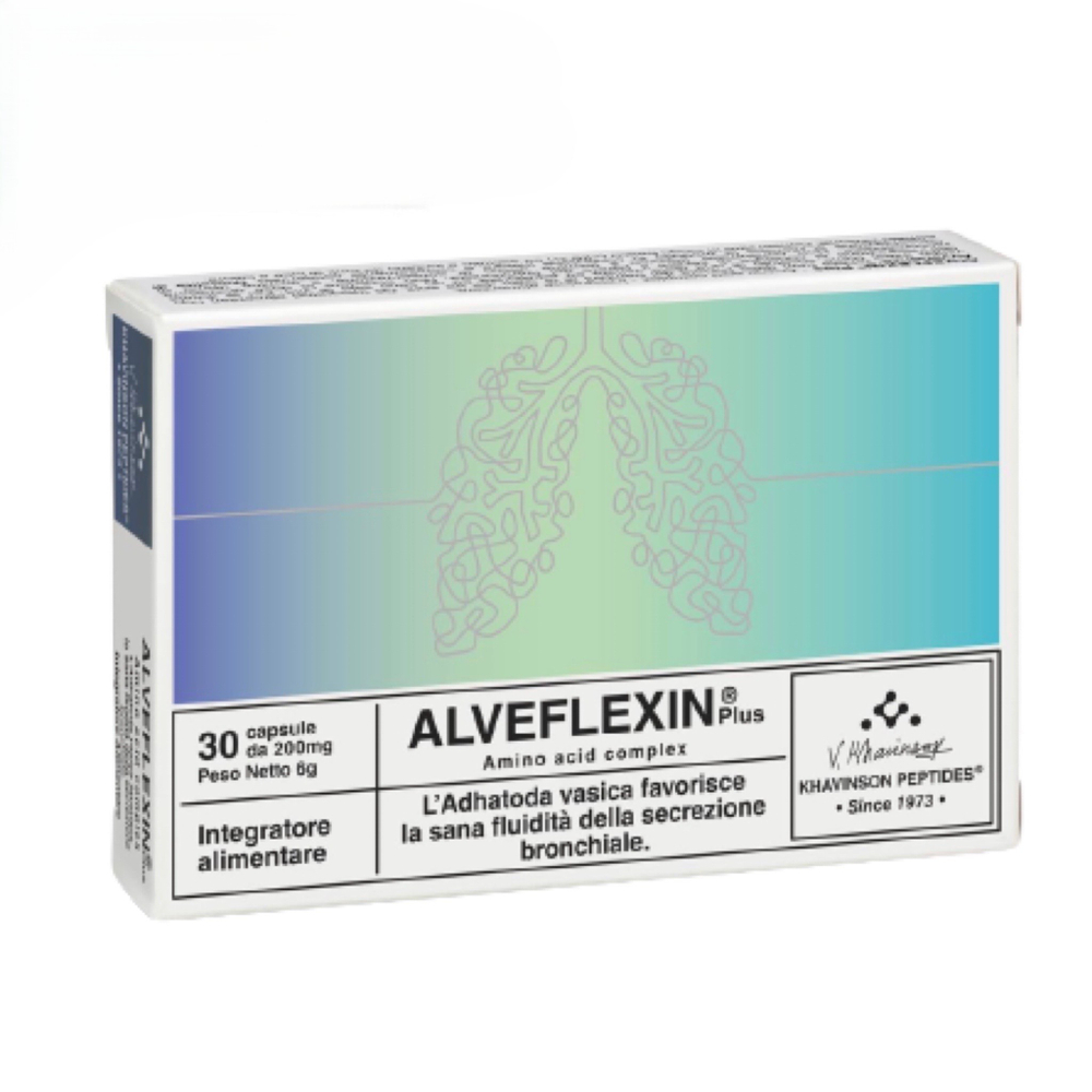 ALVEFLEXIN® Plus, Альвефлексин® Плюс №30, пептиды от бронхита и кашля, помогает при астме, кашле курильщика