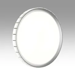 7696/EL PALE SN 90 Светильник пластик/серебристый LED 70Вт 3000-6000К D495 IP43 пульт ДУ KUPI SILVER