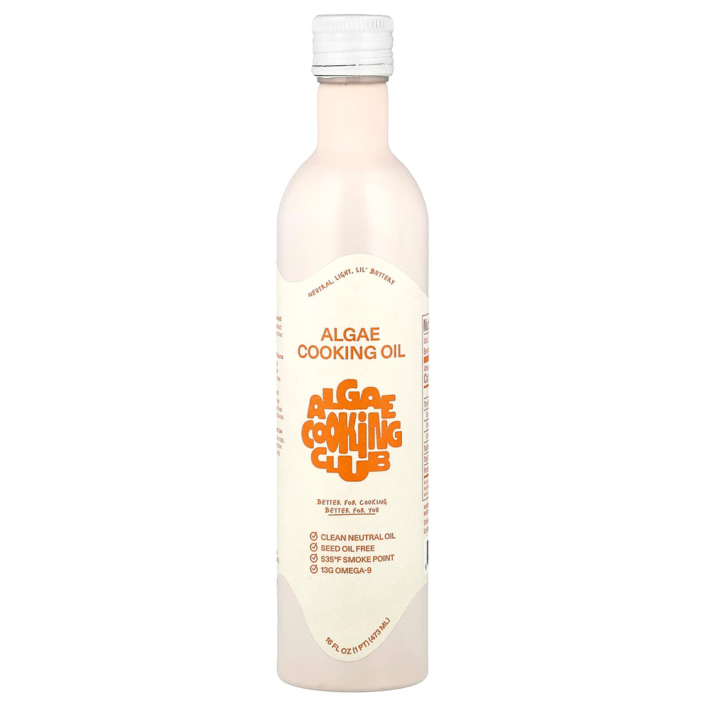 Algae Cooking Club, Растительное масло из водорослей, 473 мл (16 жидк. Унций)