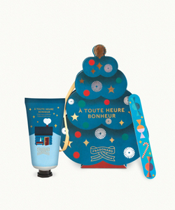 ВО ВСЕ ВРЕМЕНА СЧАСТЬЯ | Ёлочное украшение + крем для рук 50 мл + пилка