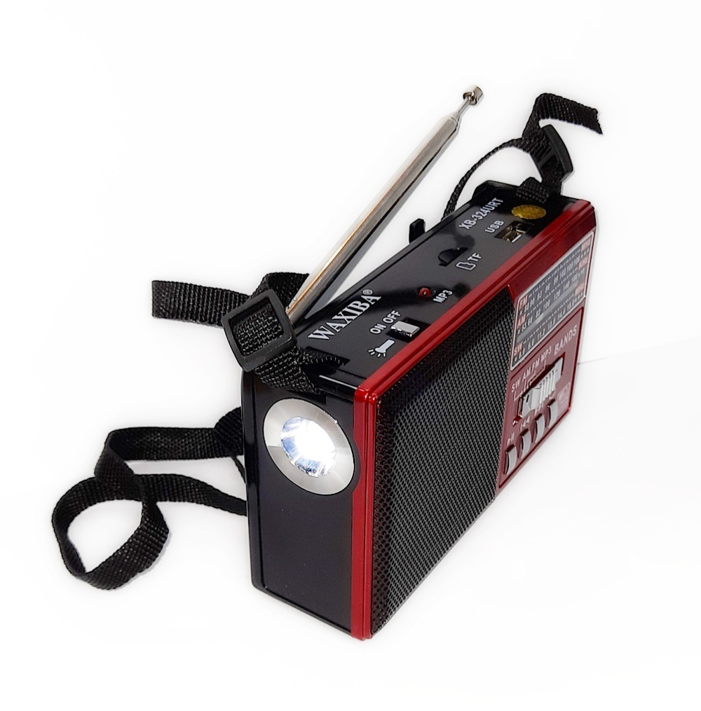Радиоприемник с MP3 плеером +фонарь Waxiba XB-324URT