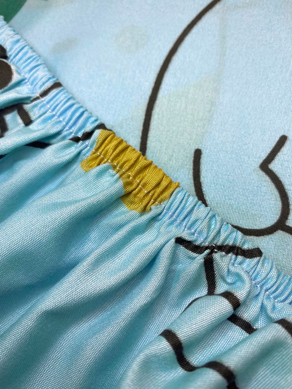 Простынь на резинке полисатин Simple House "Кэри" 180x200 см