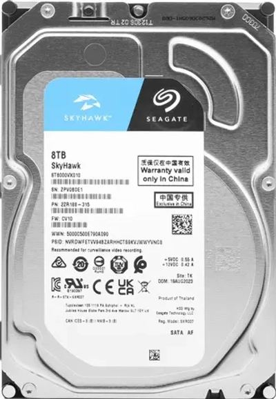 Жесткий диск Seagate SkyHawk Surveillance 8TB [ST8000VX010]