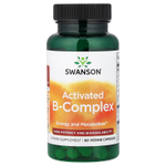 Swanson Vitamins, активированный комплекс витаминов группы B, 60 растительных капсул