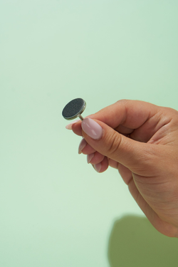 Сменные файлы - диски для педикюра, чёрные, на вспененной основе M 20 mm