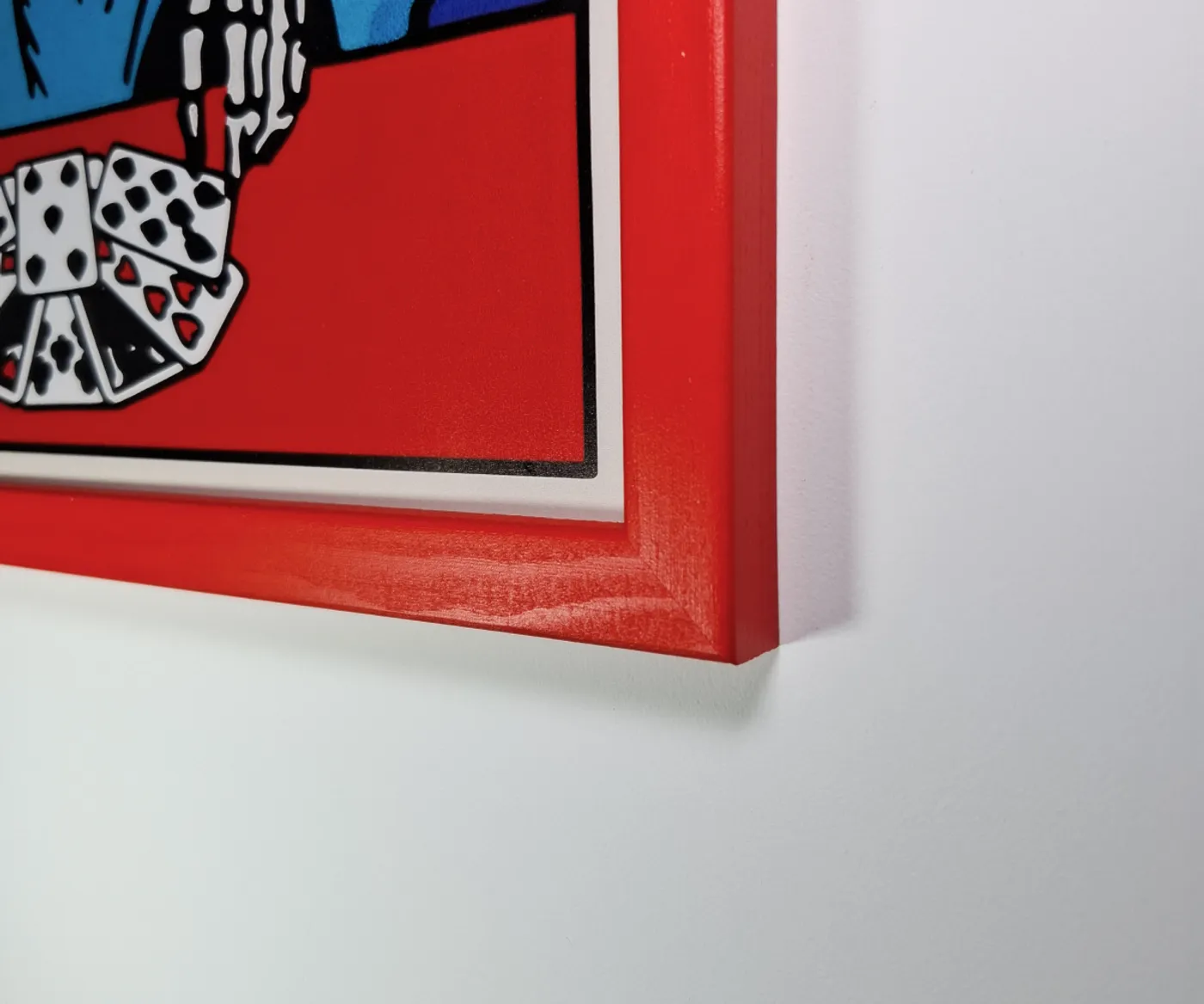 Рамка для постера красная