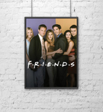 Постер для интерьера на стену (30х40 см). Сериал Друзья (Friends)