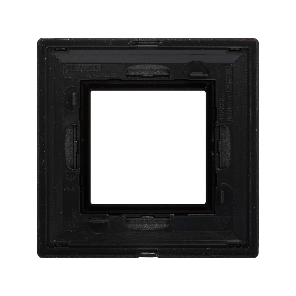 Рамка из металла, "Avanti", темно-серая, 1 пост (2 мод.)