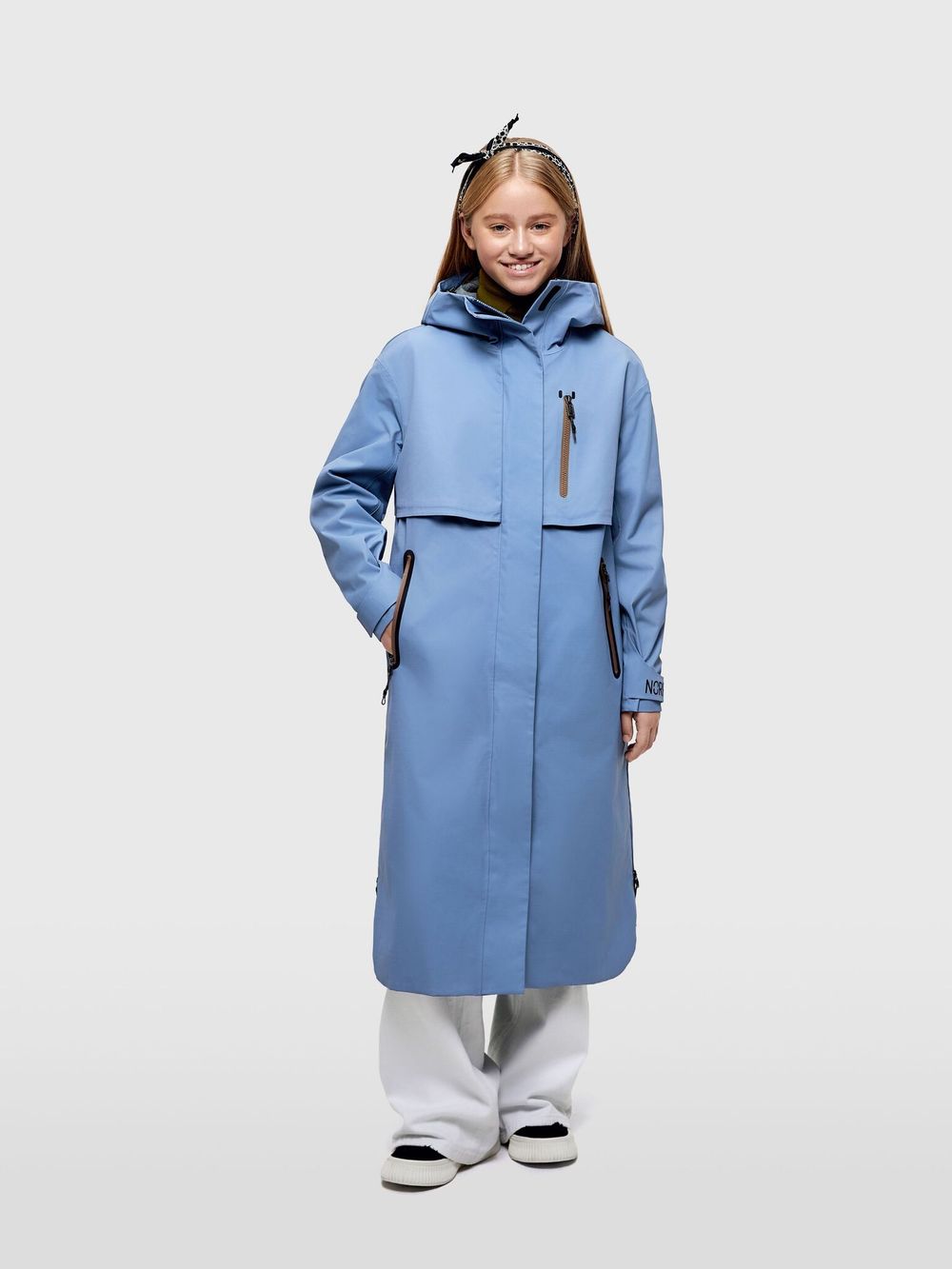 Плащ для девушки Kinerma шторм