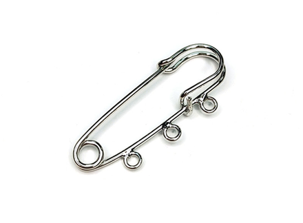 Булавка 30мм, с тремя петельками