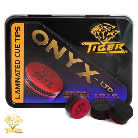 Наклейка для кия Tiger Onyx Ltd ø13мм Medium 1шт.