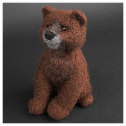 Валяная игрушка «Медведик»