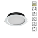 358304 SPOT NT19 493 белый Встраиваемый св-к (драйвер в комплект не входит) IP44 LED 3000K 20W DRUM