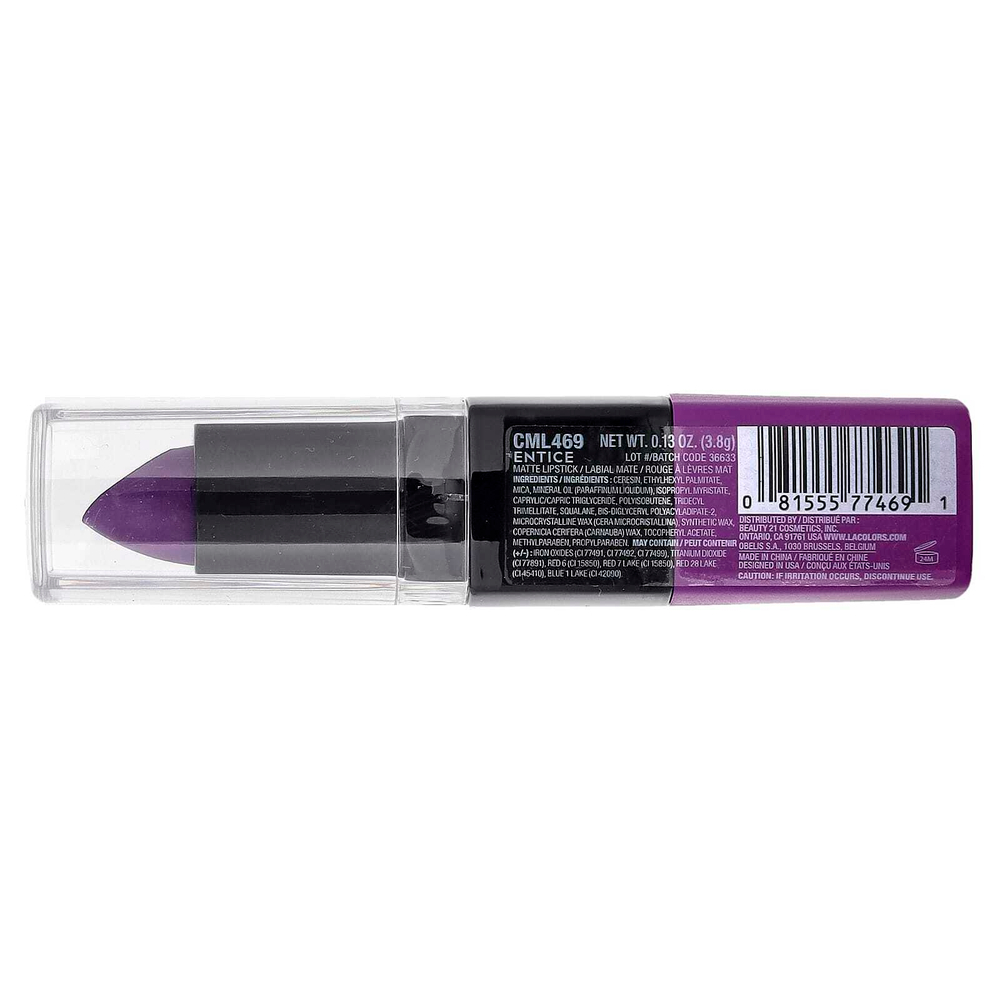 L.A. Colors, матовая помада, CML469 Centice, 3,8 г (0,13 унции)
