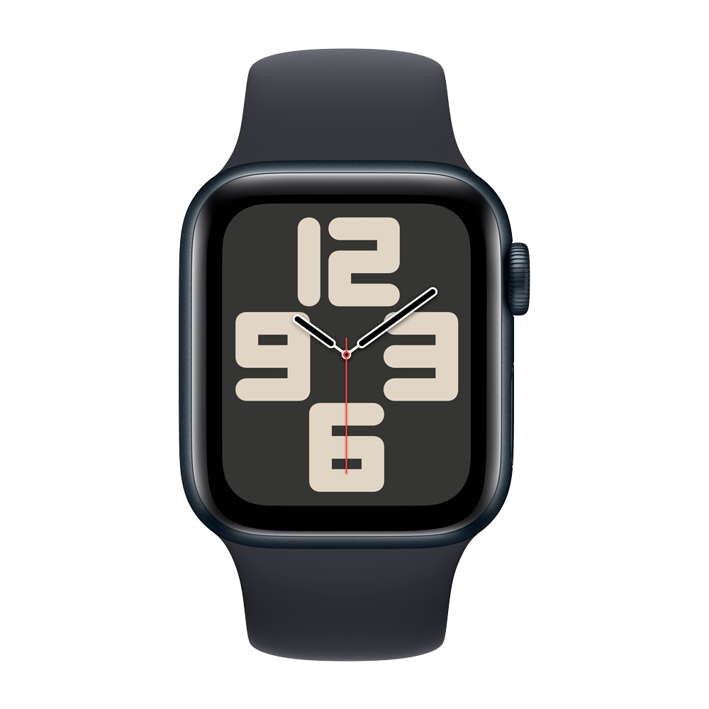 Умные часы Apple Watch SE 2 (2023) GPS, 40mm, Aluminium Case with Sport Band S/M, Midnight (Тёмная ночь)