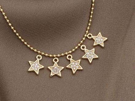 Подвеска мини-звездочка, 8мм